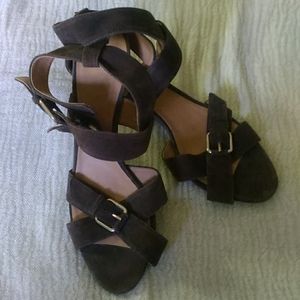 J. Crew soft suede sandals